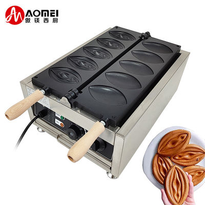 5pcs Kapazität kommerzielle Snack-Maschine für Cafés lustige Waffelmacher Mädchen Waffel Penis Waffel