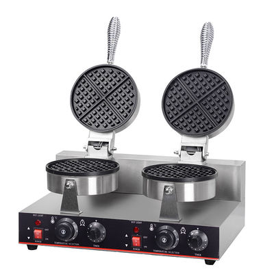 2 Platten elektrische, nicht klebende Waffelmaschine mit Anti-Brennen-Griff und 220V
