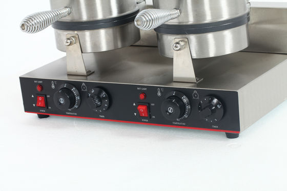 2 Platten elektrische, nicht klebende Waffelmaschine mit Anti-Brennen-Griff und 220V