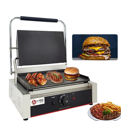 Rauchlose Funktion Alle Edelstahl Elektrische Panini Kontakt Grill für kommerzielle