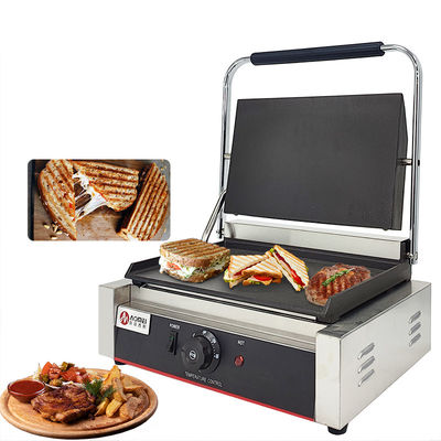 Verwechselbare Sandwichplatten Elektrische Sandwich Panini Grill für Hotel Restaurant