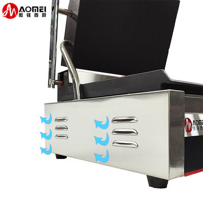 Verwechselbare Sandwichplatten Elektrische Sandwich Panini Grill für Hotel Restaurant