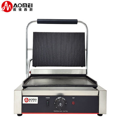 Elektrische Panini-Sandwich-Grillmaschine aus Edelstahl 220v