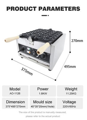Waffelmaschine Elektro-Gehäuse Lächeln Gesicht Ei Bubble Ball Maker mit Best