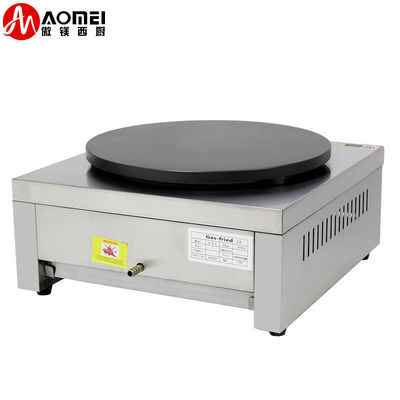 400 mm Durchmesser Edelstahl Gas-Pancake Crepe Maker für Ihr Restaurant