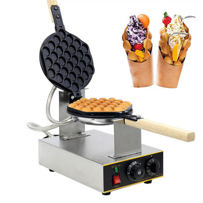 Nichtklebende Beschichtung Mini Bubble Egg Waffle-Maschine für Elektro-betriebenen Snack-Making