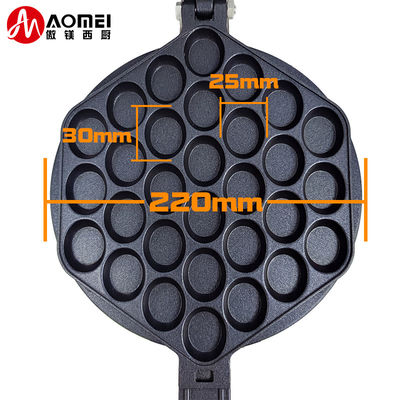Nichtklebende Beschichtung Mini Bubble Egg Waffle-Maschine für Elektro-betriebenen Snack-Making