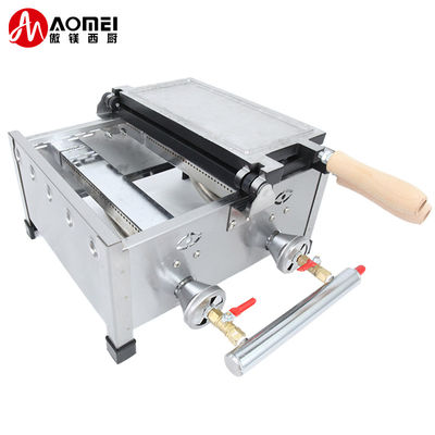 8.15 KG Nicht klebrig 14 Stück kleiner Fisch Waffelfabrikant Edelstahl Taiyaki Gasmaschine