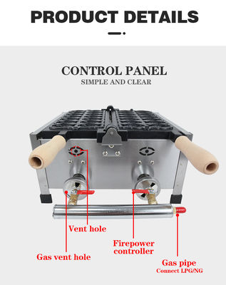 Lpg Typ Taiyaki-Fischmaschine 14 Stück Mini-Fischwaffelmacher für Artikelnummer AO-1104R