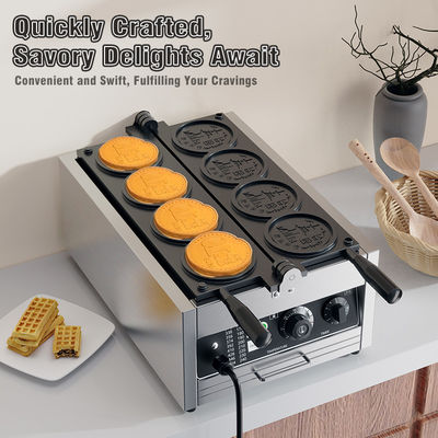 Hochproduktive kommerzielle elektrische Waffelmaschine für einfache Bedienung und Snackmaschinen