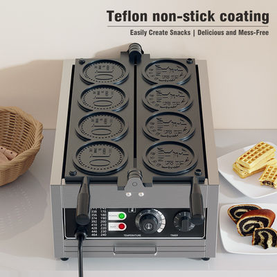 Hochproduktive kommerzielle elektrische Waffelmaschine für einfache Bedienung und Snackmaschinen