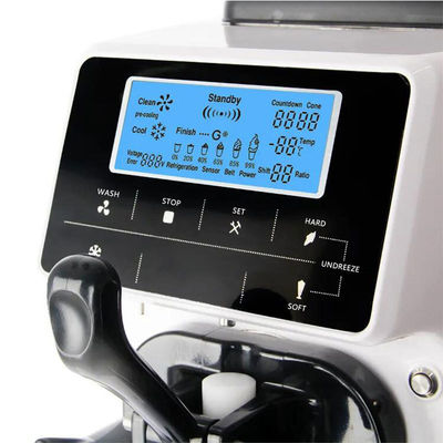 2023 kommerzielle Soft-Serve-Eismaschine mit 43 kg Kapazität und Herstellungsfunktion
