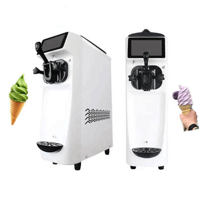 Edelstahl-Tischtop-Soft-Eismaschine für kommerzielle Catering-Anwendungen