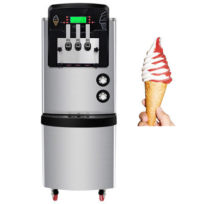 Vorkühlsystem Weiches Eismaschinen mit 3 Aromen 540x850x1500mm Edelstahl