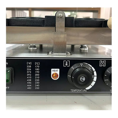 Gleichförmige Waffelmühle mit Rundform für Snack-Equipment 345x610x190mm