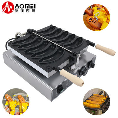 10.4 KG Mini Waffelfabrik mit Bananenform für einfache Snacks