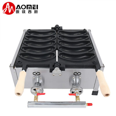 5 Stück Gas-Elektrische lange Waffelfabrikation Nonstick für Nonstick Waffelfabrikationsmaschinen
