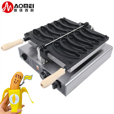 510x400x190mm Bananen Waffelfabrik 2023 Modell 5 Stück Kapazität Nonstick