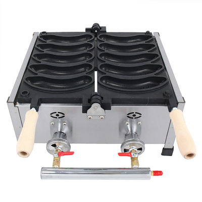 Leistungsstarker 1800W Gas Waffelfabrikant mit individueller Formgestaltung