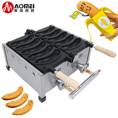Leistungsstarker 1800W Gas Waffelfabrikant mit individueller Formgestaltung