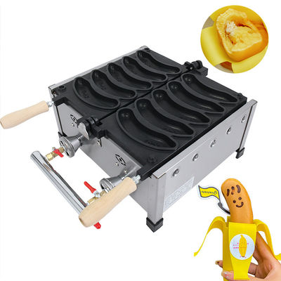 Leistungsstarker 1800W Gas Waffelfabrikant mit individueller Formgestaltung