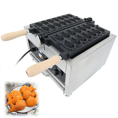 Sandwich Teller Fischform Waffelmaschine 14 Kuchen Taiyaki Elektrische Fastfood-Kuchen