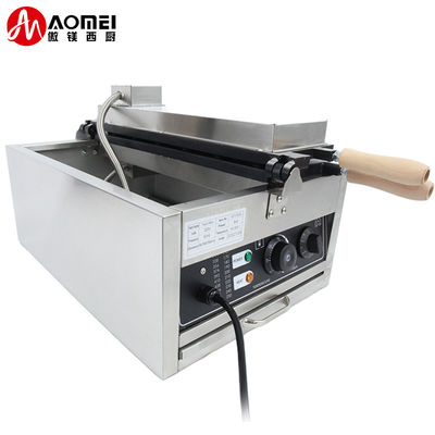 Fischwaffelfabrik aus Edelstahl mit austauschbaren Platten Grillen/Panini Press