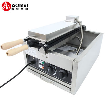Fischwaffelfabrik aus Edelstahl mit austauschbaren Platten Grillen/Panini Press
