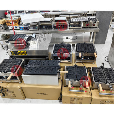 Elektrische Waffelmaschine für Snackbar nicht klebrige Platte Lebensmittelgetränk 250*350*250mm