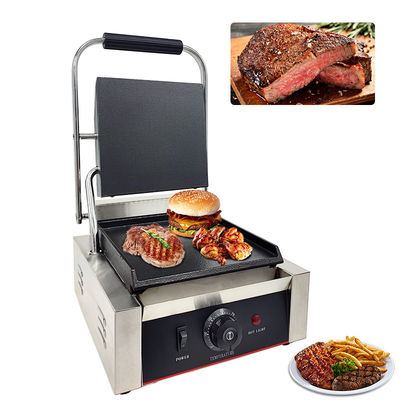 Elektrische Grill Panini Grill Sandwichmacher Kontakt Grillmaschine 1800W leicht zu reinigen