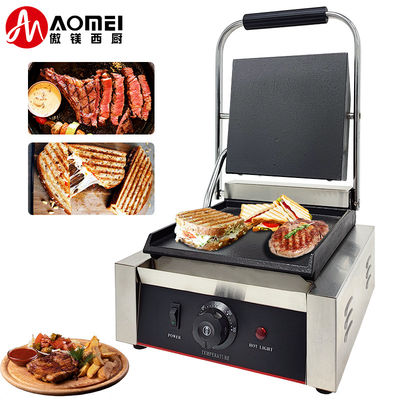 Elektrische Grill Panini Grill Sandwichmacher Kontakt Grillmaschine 1800W leicht zu reinigen