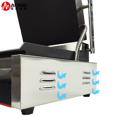 Elektrische Grill Panini Grill Sandwichmacher Kontakt Grillmaschine 1800W leicht zu reinigen
