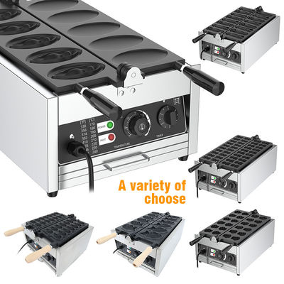 Nichtklebende Snack-Ausrüstung Elektrische Vagina Waffelfabrik 375*630*250mm für den Handel