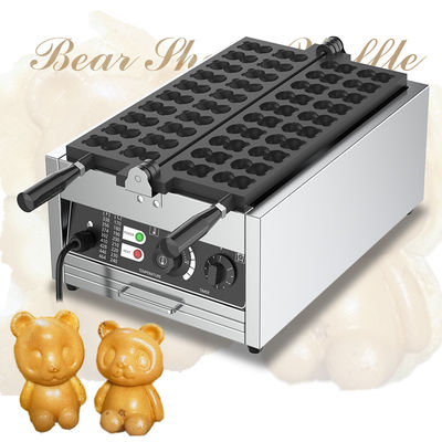 2024 Jahr Spannung 220v 20 Stück Gusseisen Mini Bärenform Taiyaki Waffelfabrik