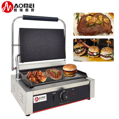 Nichtklebende Teller Panini Grill Funktion App-gesteuerte Snack-Macher für Restaurant Bäckerei