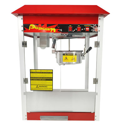 Rote industrielle Popcorn-Maschine für Kino Elektrische Popcorn-Maschine