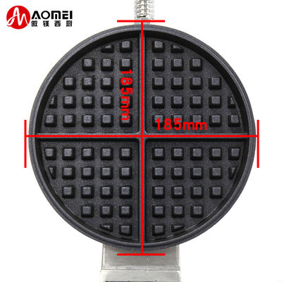 Nichtklebende Waffelmaschine 250*350*260mm Formgröße für Effizienz