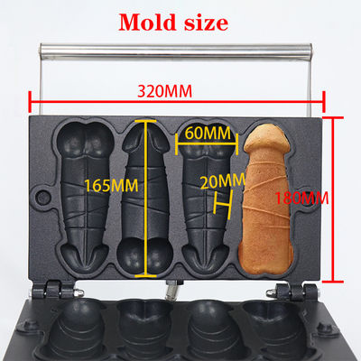 Elektrische Waffelmaschine für Snackmaschinen 50-300C