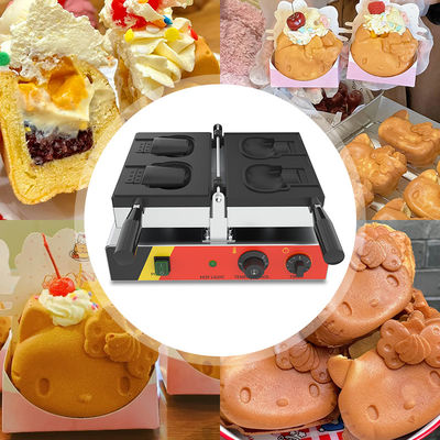 Temperaturbereich von 50-300C Katzenförmige Hello Kitty Taiyaki Waffelmachine für zu Hause
