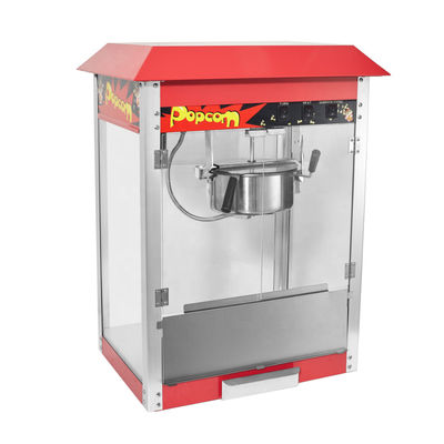 110-240V/50-60HZ gesunde Lebensmittel SS Material kommerzielle Popcorn-Maschine mit Warenkorb