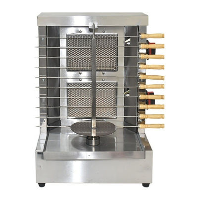 Gas Shawarma Maschine 2 Brenner Hühner Doner Kebab Grill Spitze Maker für den Außenbereich